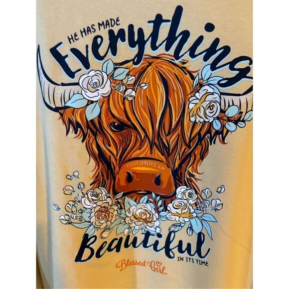 Blessed Girl Long Sleeve Tee Sz Lg - Picture 5 of 5